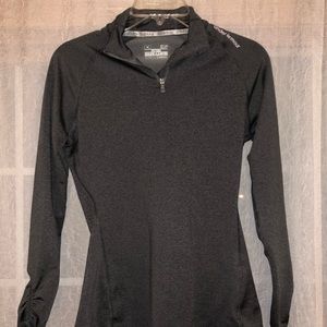 GREY UNDER ARMOUR QUARTER ZIP